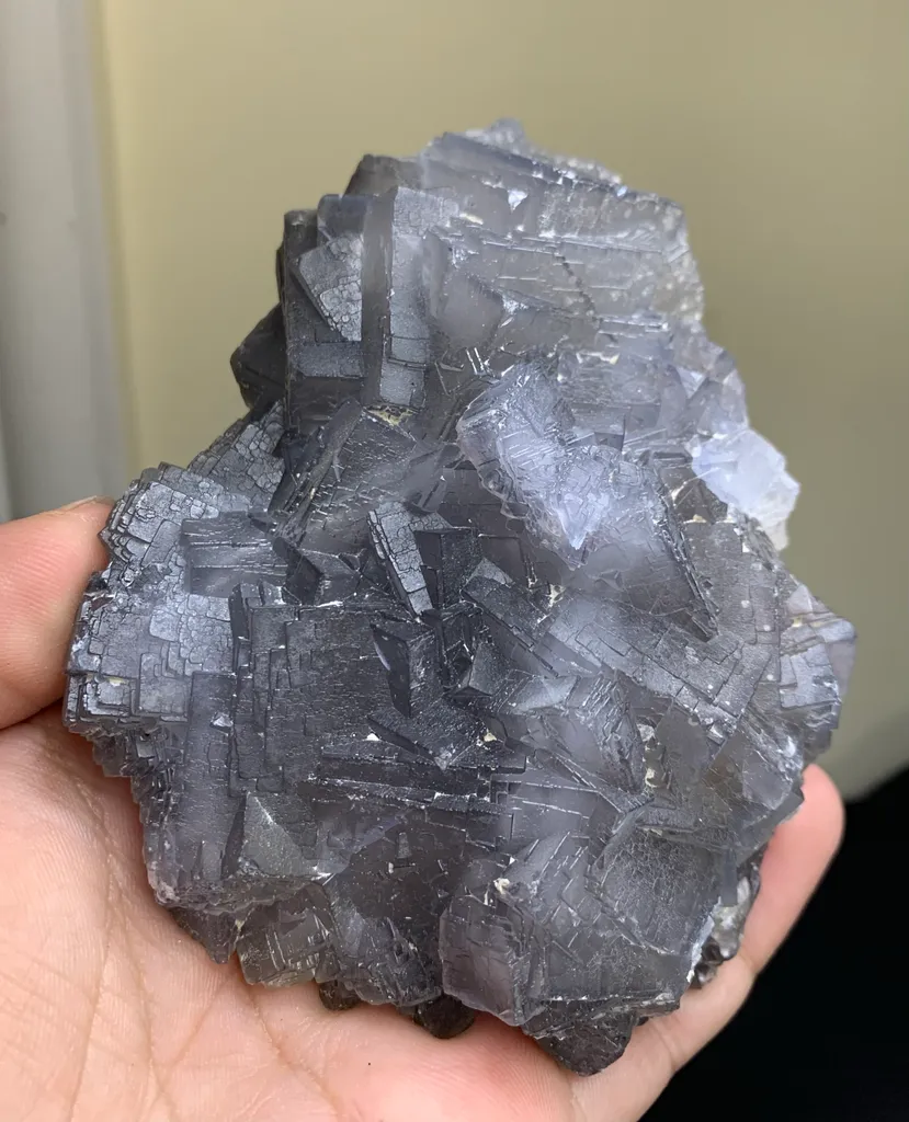Rare Deep Blue Fluorite Specimen from Pakistan image
