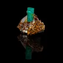 Rare Deep green Emeralds Natural Mineral Specimen Museum - image 2