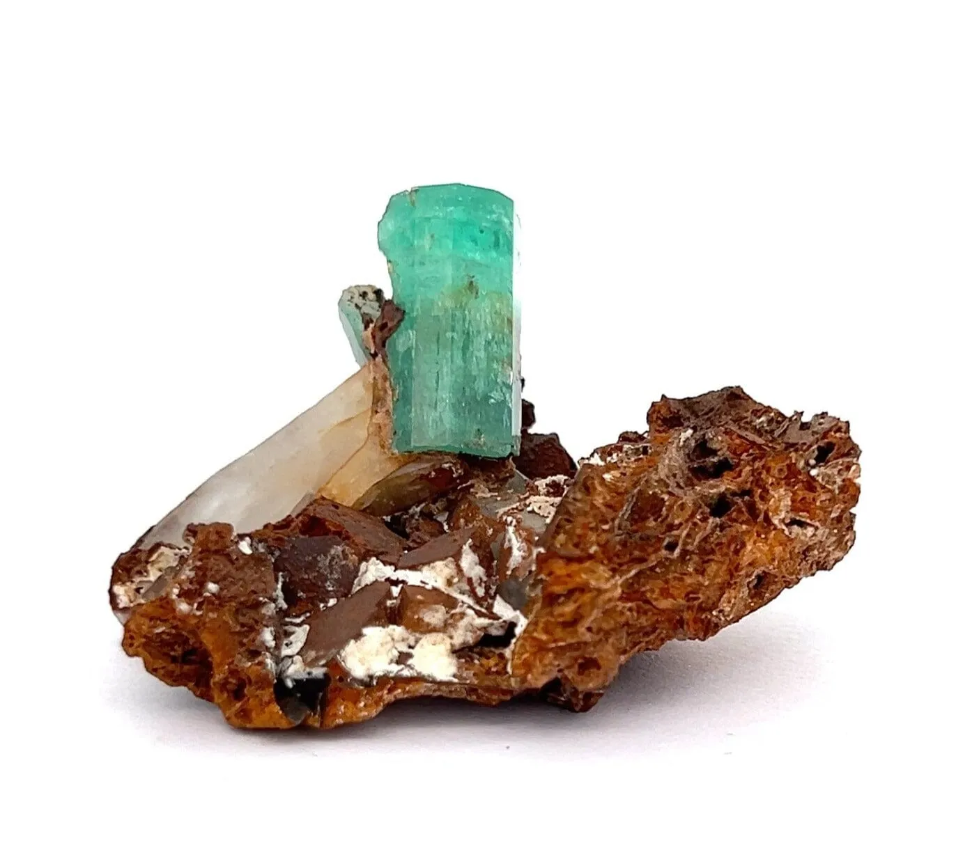 Rare Deep green Emeralds Natural Mineral Specimen Museum - image 6