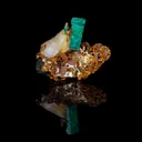 Rare Deep green Emeralds Natural Mineral Specimen Museum - image 3