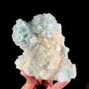 Rare Disco Ball Green Apophyllite with Stilbite & Mordenite – Self Standing Zeolite Crystal Cluster | Ahmednagar, India - image 3