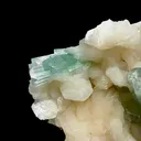 Rare Disco Ball Green Apophyllite with Stilbite Natural Mineral Specimen from Ahmednagar, Maharashtra, India DKT75 - image 8