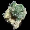 Rare Disco Ball Green Apophyllite with Stilbite – Zeolite Crystal Cluster | Ahmednagar, India - image 5