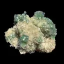 Rare Disco Ball Green Apophyllite with Stilbite – Zeolite Crystal Cluster | Ahmednagar, India - image 3