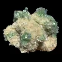 Rare Disco Ball Green Apophyllite with Stilbite – Zeolite Crystal Cluster | Ahmednagar, India - image 2