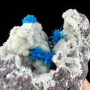 Rare Electric Blue Pentagonite Flowers on Heulandite Matrix - Natural Collector’s Specimen from Pune - image 3