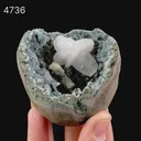 Rare Find Epi-Stilbite Inside Black Chalcedony Natural Mineral Specimen - image 7