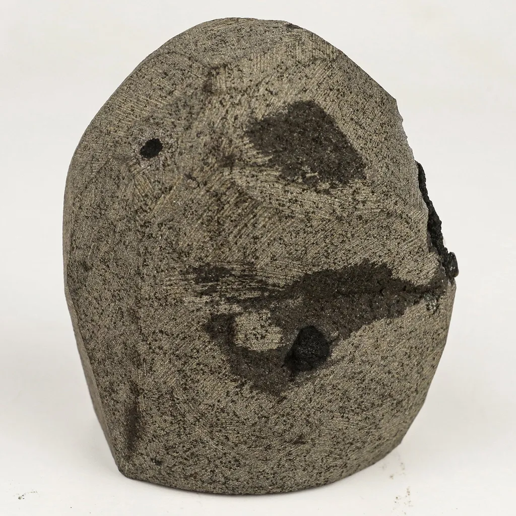 Rare Find Epi-Stilbite Inside Black Julgoldite Natural Mineral Specimen - image 5