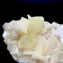Rare Fluorescent Powellite Crystal with Heulandite & Stilbite | Free-Standing Terminated Twin Specimen from India DK94 - image 3