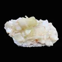 Rare Fluorescent Powellite Crystal with Heulandite & Stilbite | Free-Standing Terminated Twin Specimen from India DK94 - image 1