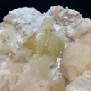 Rare Fluorescent Powellite Crystal with Heulandite & Stilbite | Free-Standing Terminated Twin Specimen from India DK94 - image 2