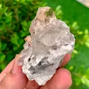 Rare Golden Topaz with Quartz, Epidote, Fluorite & Mica – Collector Mineral Specimen - image 4