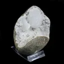Rare Goosecreekite in Quartz Geode – Premium Indian Zeolite Mineral Specimen - image 2