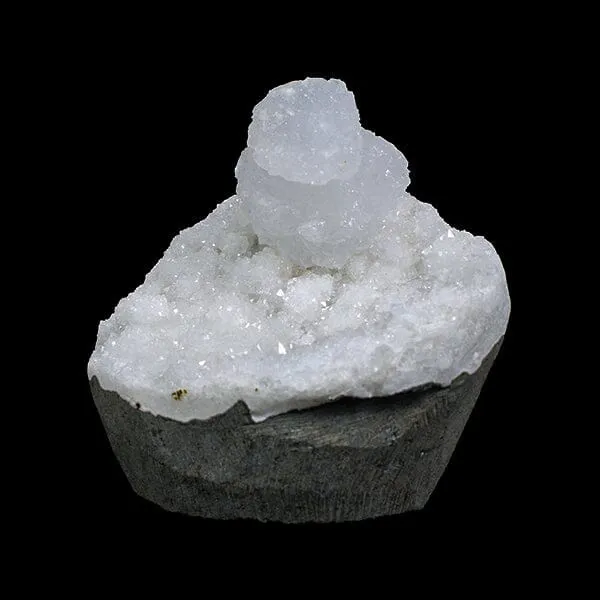 Rare Goosecreekite with MM Quartz - Self Standing Rare Indian Zeolite Crystal Specimen - image 3