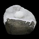 Rare Goosecreekite with MM Quartz - Self Standing  Rare Indian Zeolite Crystal Specimen - image 1