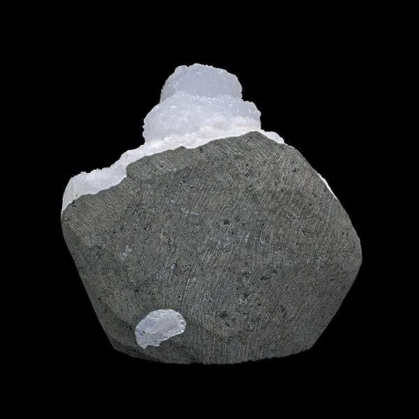 Rare Goosecreekite with MM Quartz - Self Standing  Rare Indian Zeolite Crystal Specimen - image 5