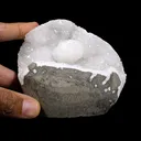 Rare Goosecreekite with MM Quartz - Self Standing  Rare Indian Zeolite Crystal Specimen - image 5