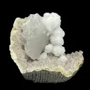 Rare Goosecreekite with White Heulandite on Amethyst Matrix – Natural Indian Zeolite Crystal Specimen from Nashik DKT71 - image 1