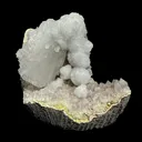Rare Goosecreekite with White Heulandite on Amethyst Matrix – Natural Indian Zeolite Crystal Specimen from Nashik DKT71 - image 4