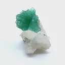 Rare Green Apophyllite Spray on Calcite | Natural Indian Mineral Specimen from Jalgaon DK87 - image 7