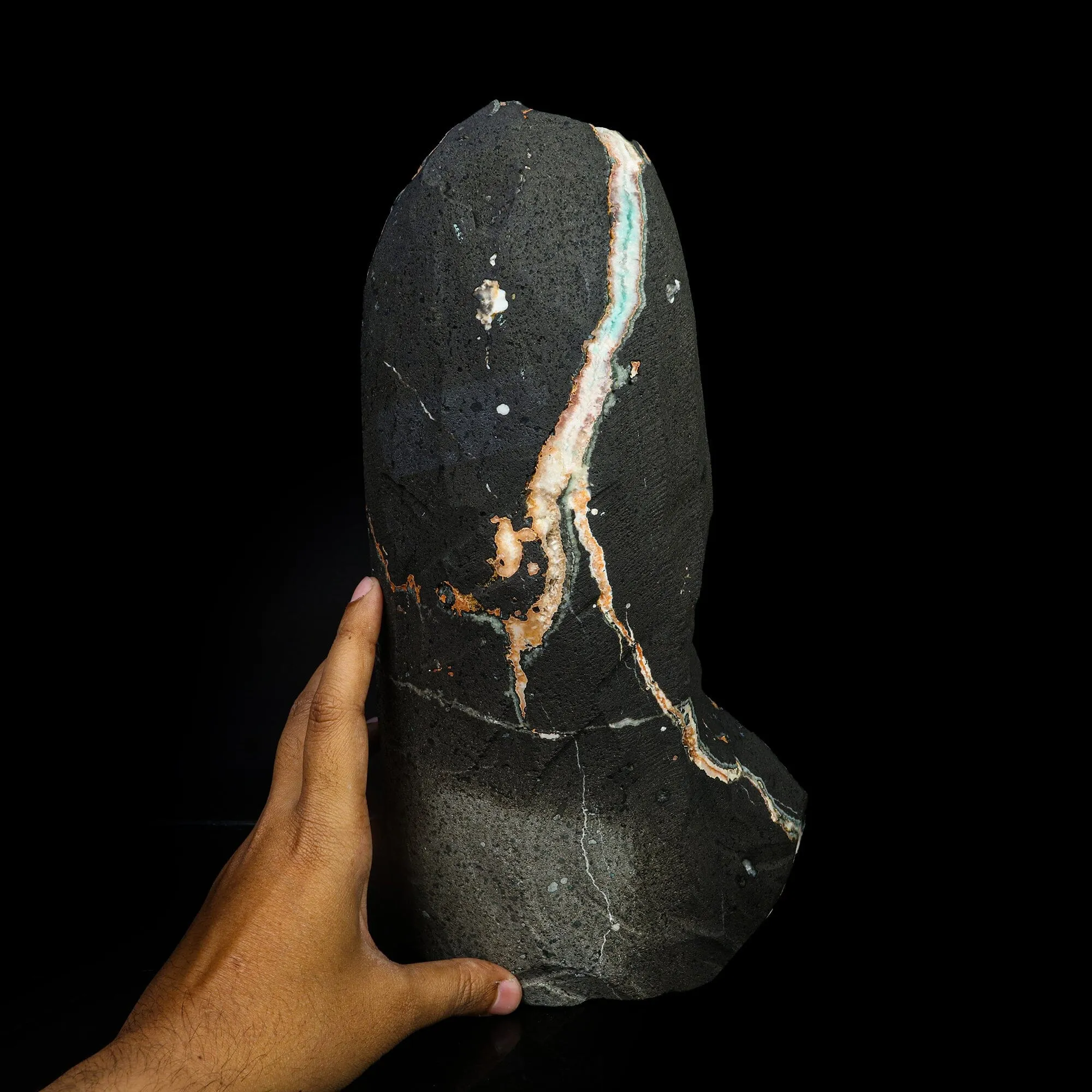 Rare Green Apophyllite with Chalcedony Natural Mineral Specimen - image 5