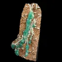 Rare Green Apophyllite with Chalcedony Natural Mineral Specimen - image 2