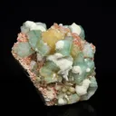 Rare Green Apophyllite with Heulandite Natural Mineral Specimen - image 3