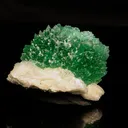 Rare Green Apophyllite with Heulandite Natural Mineral Specimen - image 4
