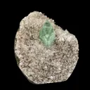 Rare Green Apophyllite with Heulandite Natural Mineral Specimen - image 3