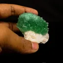 Rare Green Apophyllite with Heulandite Natural Mineral Specimen - image 5