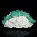 Rare Green Apophyllite with Mordenite Natural Mineral Specimen - image 1