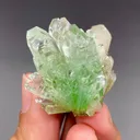 Rare Green Apophyllite with Mordenite Spikes | Natural Indian Zeolite Mineral Specimen from Jalgaon DK68 - image 4