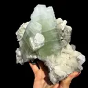 Rare Green Apophyllite with Stilbite Crystal Cluster from  Nashik Maharashtra India | Natural Zeolite Mineral Specimen - image 3