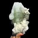 Rare Green Apophyllite with Stilbite Crystal Cluster from  Nashik Maharashtra India | Natural Zeolite Mineral Specimen - image 4
