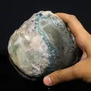 Rare Green Apophyllite with Stilbite Natural Mineral Specimen - image 5