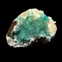 Rare Green Apophyllite with Stilbite on Zeolite Matrix – Natural Indian Collector Mineral Specimen | Premium Display Crystal | Ahmednagar, India - image 8