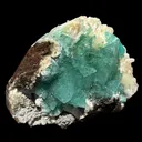 Rare Green Apophyllite with Stilbite on Zeolite Matrix – Natural Indian Collector Mineral Specimen | Premium Display Crystal | Ahmednagar, India - image 3