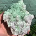 Rare Green Bunchy Tourmaline With Lepidolite and Quartz Specimen from Afghanistan , Collection Grade - image 2