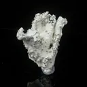 Rare Green Chalcedony on Okenite – Fibrous Indian Zeolite Mineral Specimen - image 1