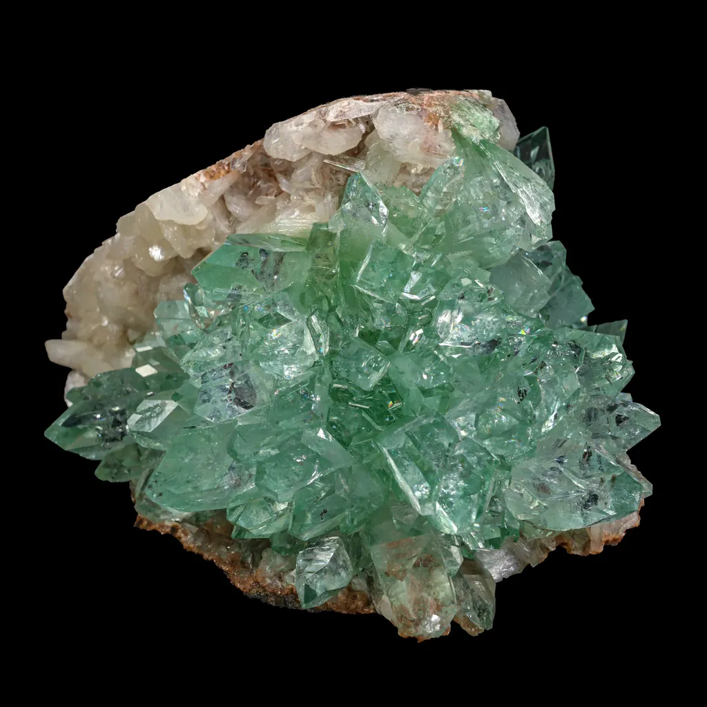 Rare Green Floral Apophyllite sharp terminated Natural Mineral Specimen USA - image 7