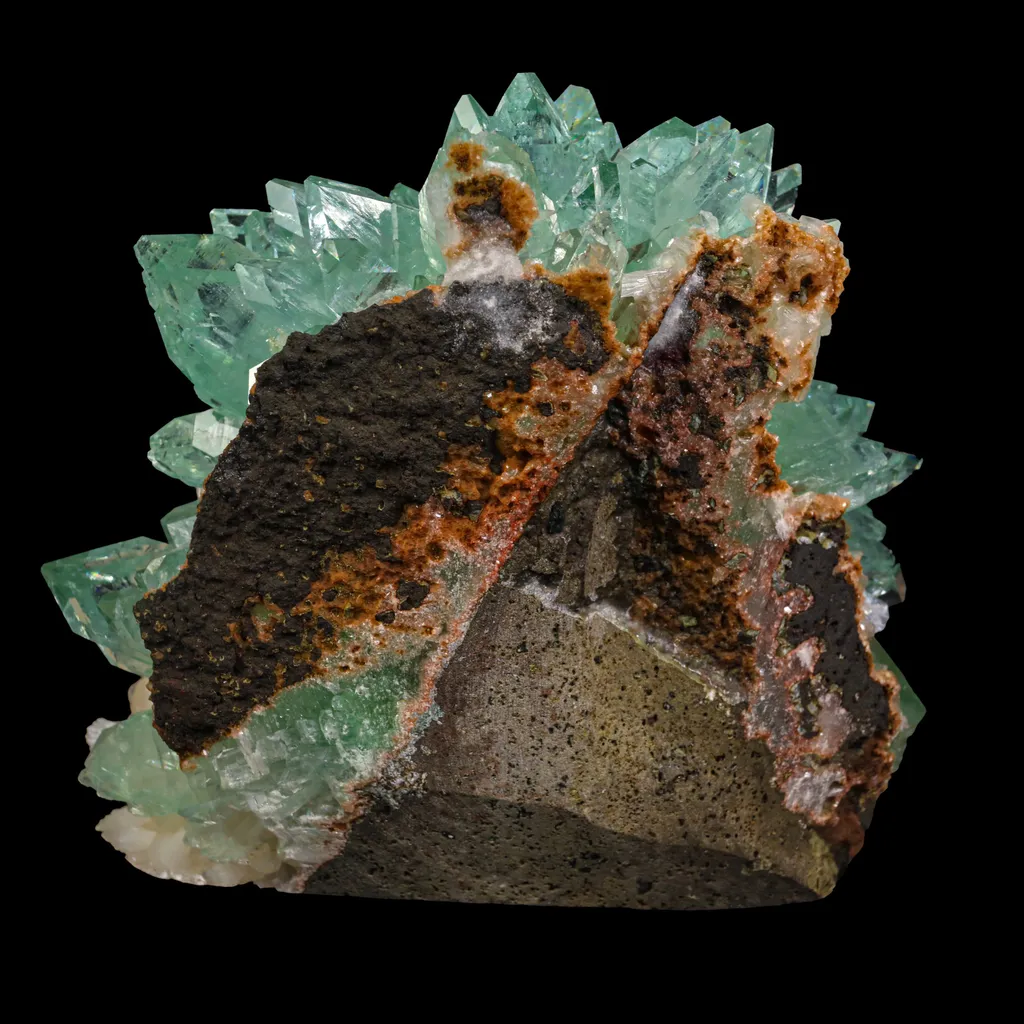 Rare Green Floral Apophyllite sharp terminated Natural Mineral Specimen USA - image 5