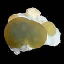 Rare Green Fluorite with Calcite on Sky Blue Chalcedony Fine Mineral Specimen – Large Display Collector Crystal from India - image 4