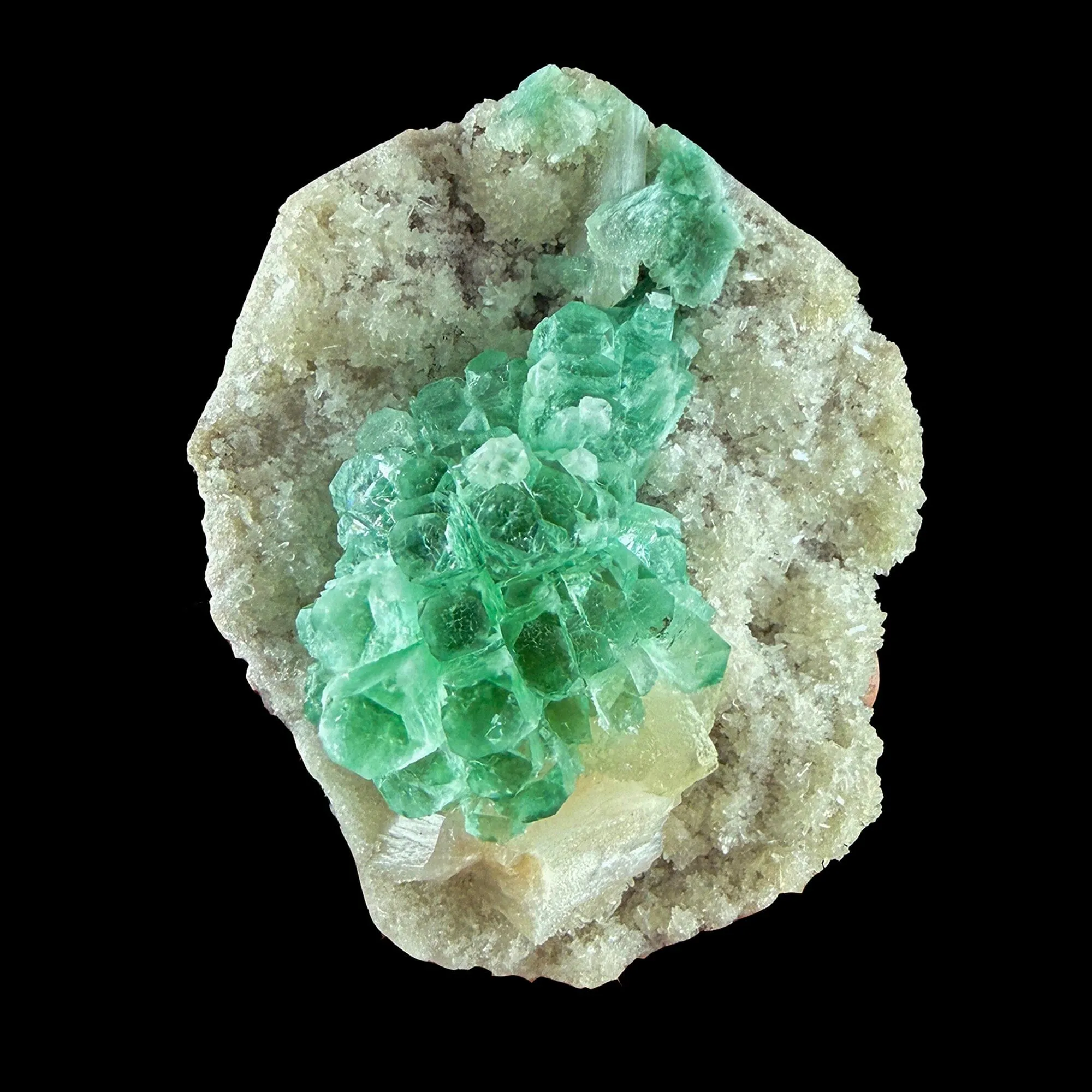 Rare Green Grape Apophyllite Crystal Cluster from Jalgaon, India Natural Collector Specimen - image 4