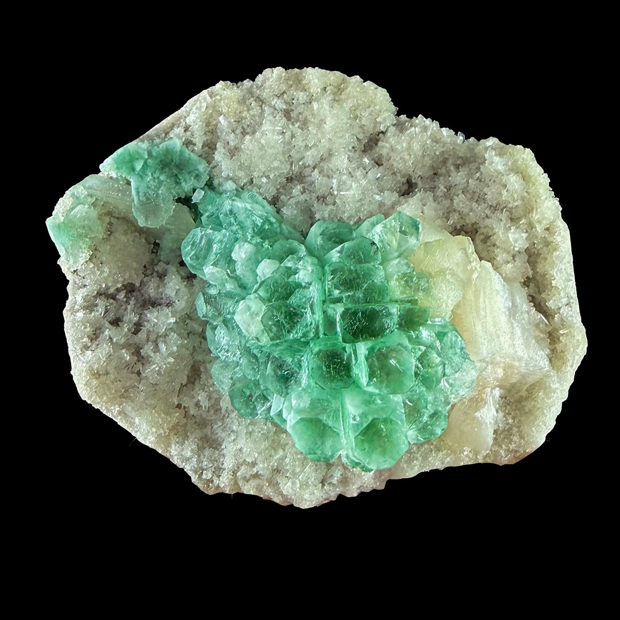 Rare Green Grape Apophyllite Crystal Cluster from Jalgaon, India Natural Collector Specimen - image 2