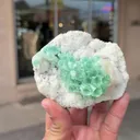 Rare Green Grape Apophyllite Crystal Cluster from Jalgaon, India Natural Collector Specimen - image 7