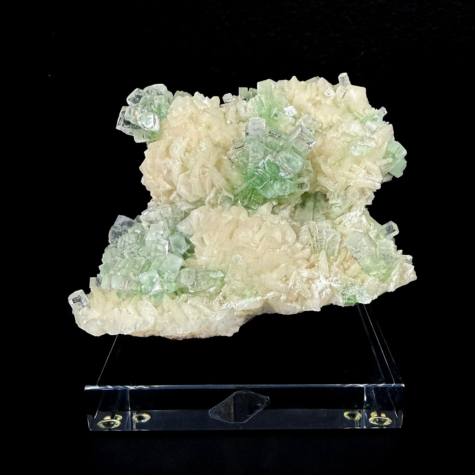 Rare Green Grape Apophyllite Crystal Cluster from Jalgaon, India Natural Collector Specimen - image 6