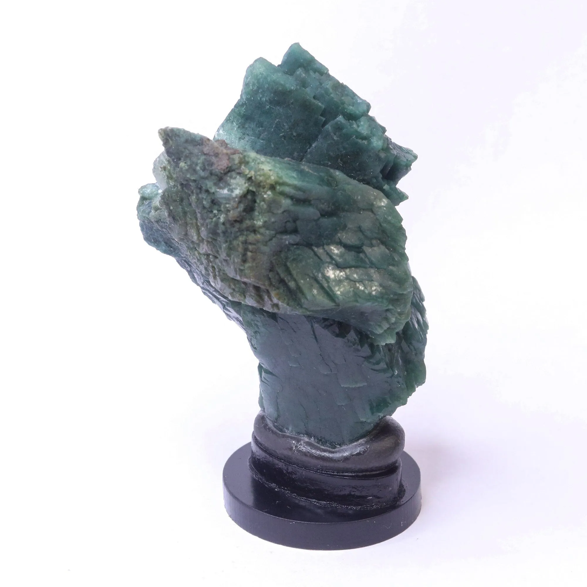 Rare Green Heulandite Free Standing Natural Mineral Specimen - image 3