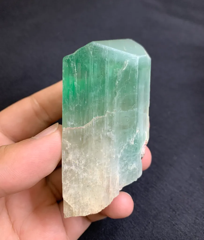 Rare Green Hiddenite Kunzite Crystal from Afghanistan - image 4