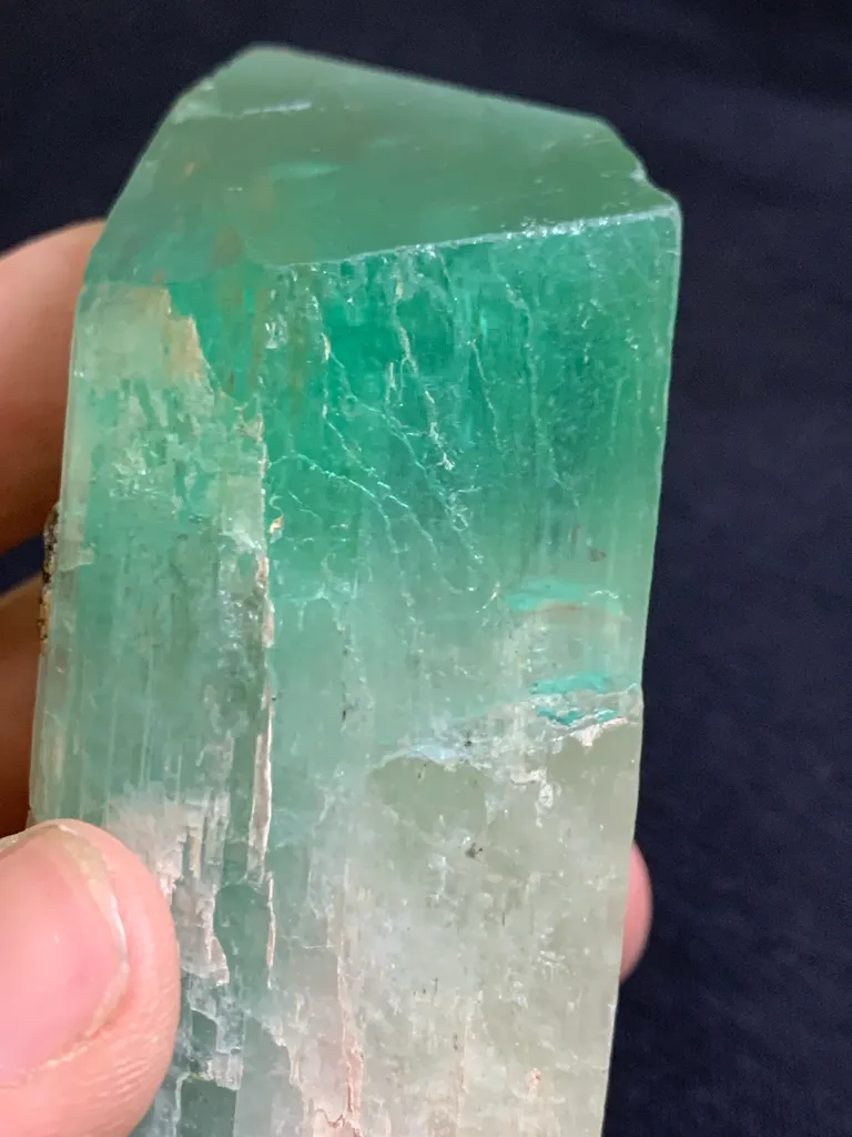 Rare Green Hiddenite Kunzite Crystal from Afghanistan - image 3