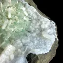 RARE Green Natrolite with Stilbite on Chalcedony | SELF STANDING | Indian Mineral | Superb Minerals | Rare Minerals | Collectors Piece - image 3